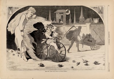 The New Year--1869, extrait de Harper