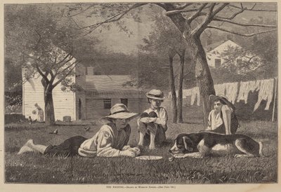 La pause de midi, publié en 1873 - Winslow Homer
