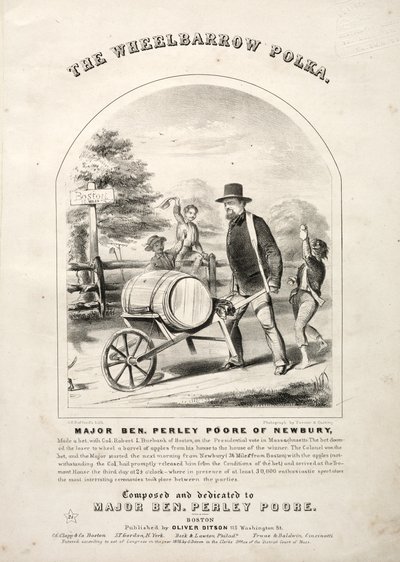 La Polka de la brouette - Couverture de partition - Winslow Homer