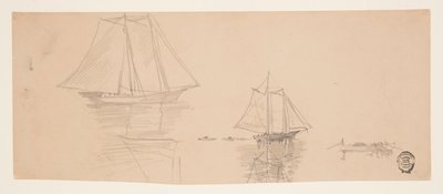 Deux goélettes et doris - Winslow Homer