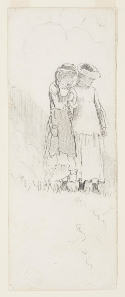 Deux jeunes filles dans un champ - Winslow Homer