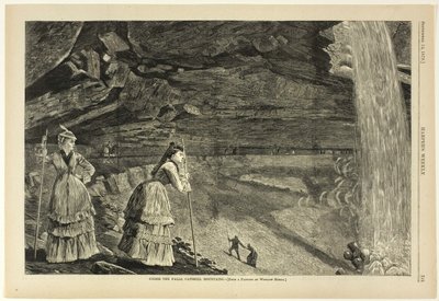 Sous les chutes, Catskill Mountains - Winslow Homer