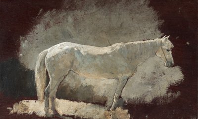 Jument blanche, vers 1868 - Winslow Homer