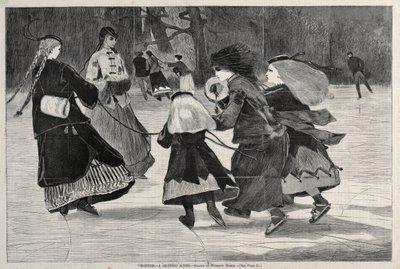 Hiver - Une scène de patinage, 1868 - Winslow Homer