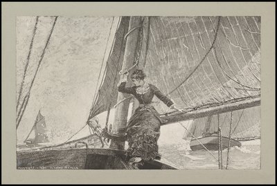 Jeune fille en yachting - Winslow Homer
