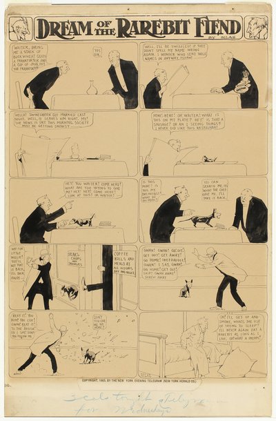 Rêve du démon du rarebit - Winsor McCay