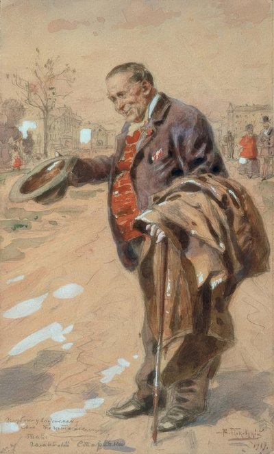 Le galant vieil homme - Wladimir Jegorowitsch Makowski
