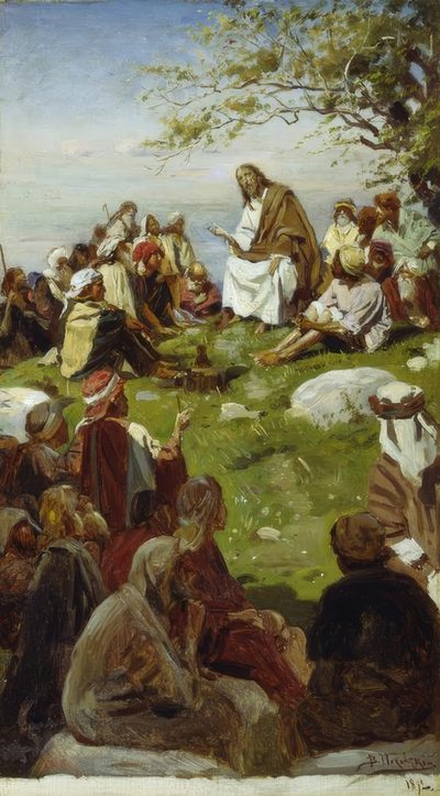 Le Sermon sur la montagne - Wladimir Jegorowitsch Makowski