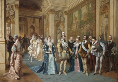 Henri IV et Marie de Médicis - Wladyslaw Bakalowicz