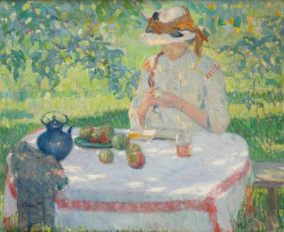 Dans le jardin - Wlodzimierz Blocki