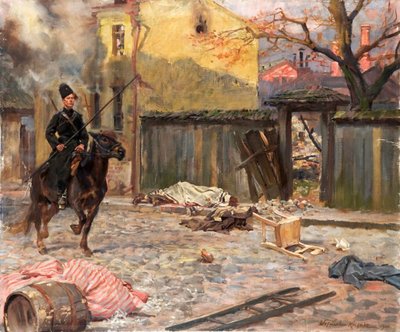 Le Raid Pogrom - Wojciech Kossak