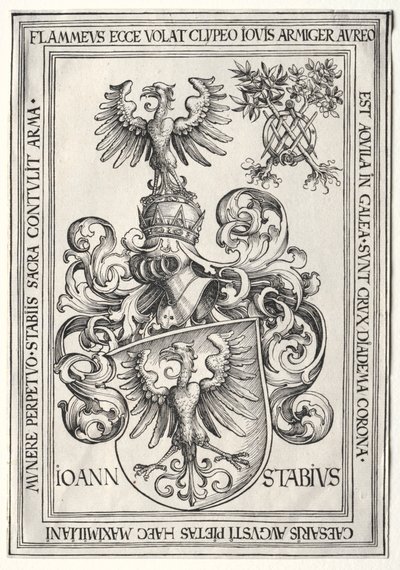 Blason de Johann Stabius - Wolf Traut