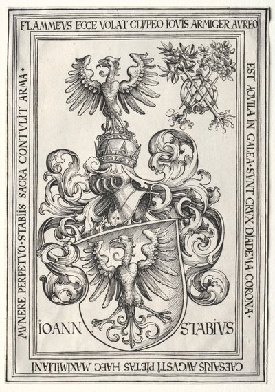 Blason de Johann Stabius - Wolf Traut