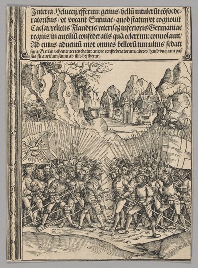 Guerre suisse, planche 16 des Scènes historiques de la vie de l