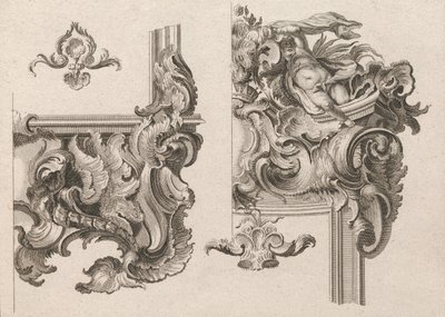 Suggestion pour la décoration du coin inférieur droit et du coin supérieur droit d