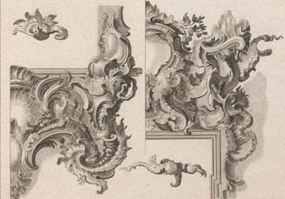Suggestion pour la décoration du coin inférieur droit et du coin supérieur droit d