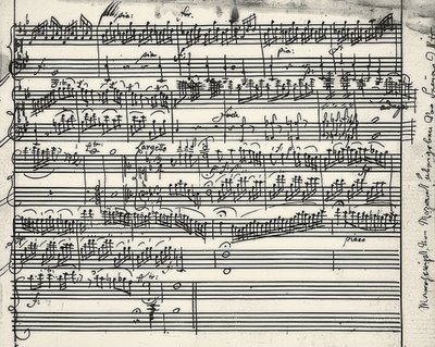 Autographe musical - Wolfgang Amadeus Mozart