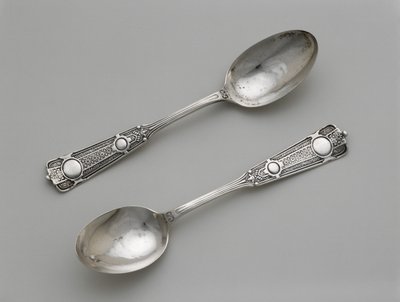 Paire de cuillères à thé, c. 1860-1871 - Wood and Hughes