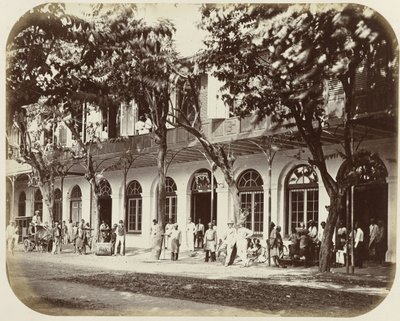 Maisons de commerce sur la Kali Besar - Woodbury and Page