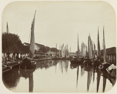 Kali Besar à Batavia - Woodbury and Page