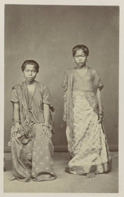 Deux filles javanaises - Woodbury and Page