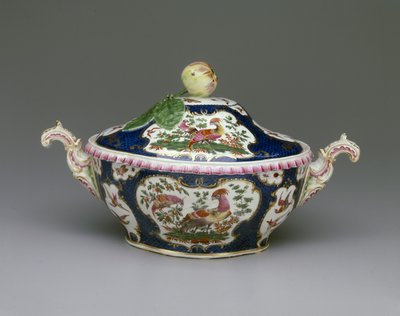 Soupière, vers 1780 - Worcester Porcelain Manufactory