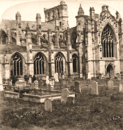 Abbaye de Melrose, Melrose, Écosse, 1896 - Works and Sun Sculpture Studios