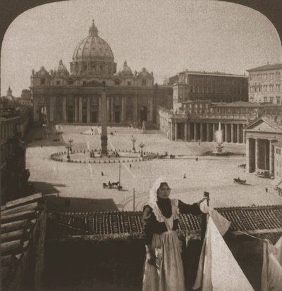Saint-Pierre et le Vatican, 1905 - Works and Sun Sculpture Studios