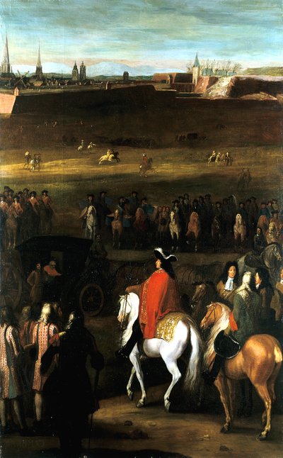 Les grandes batailles de Louis XIV : Réduction de la citadelle de Cambrai, 1677 - Workshop of Adam Frans van der Meulen