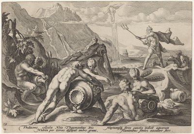 Neptune complotant la destruction de l
