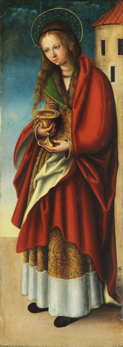 Allemand : Die Hl. Barbara Saint Barbara - workshop of Lucas Cranach the Elder
