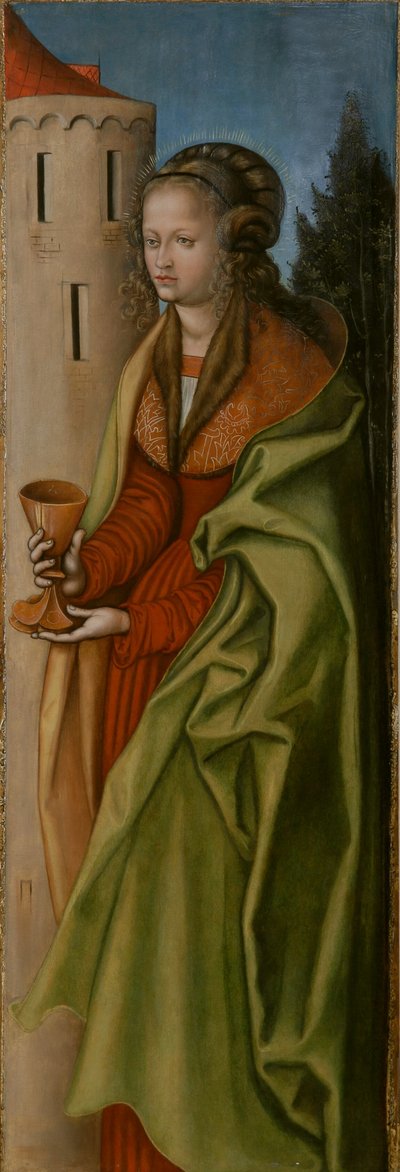 Allemand : Hl. Barbara St Barbara - workshop of Lucas Cranach the Elder