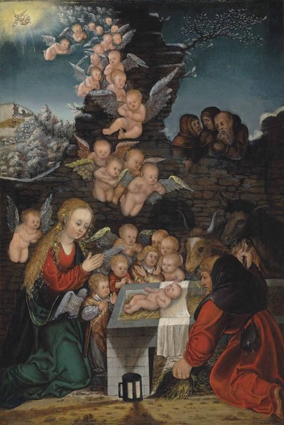 Nativité - workshop of Lucas Cranach the Elder