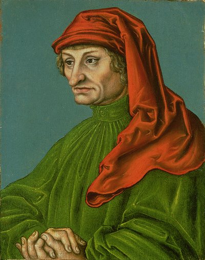 Portrait de Rudolph Agricola - workshop of Lucas Cranach the Elder