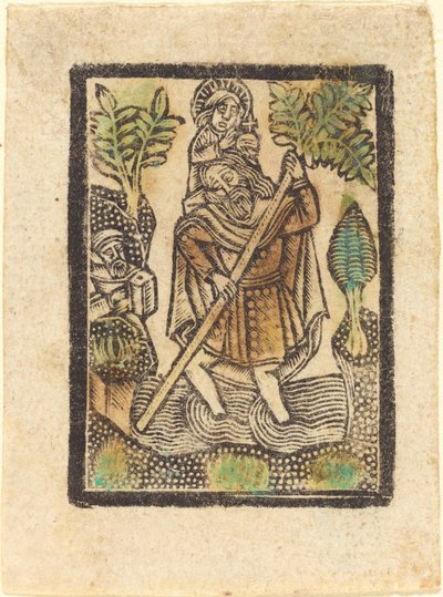 Saint Christophe - Workshop of Master of the Aachen Madonna