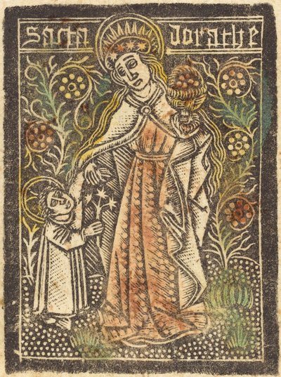 Sainte Dorothée - Workshop of Master of the Aachen Madonna