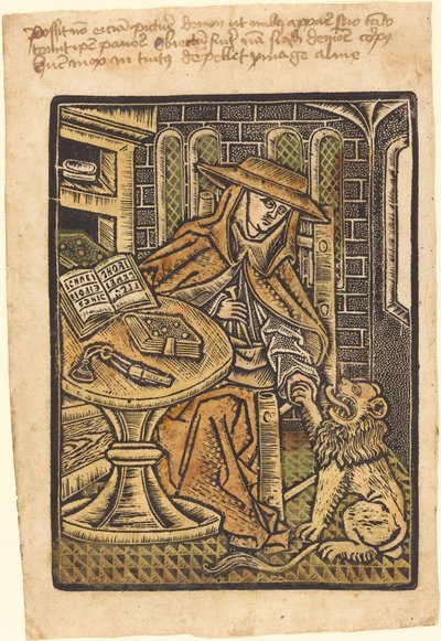 Saint Jérôme - Workshop of Master of the Aachen Madonna