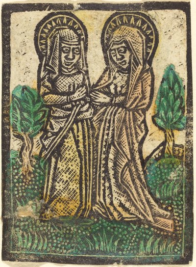 La Visitation - Workshop of Master of the Aachen Madonna