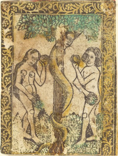 Adam et Ève - Workshop of Master of the Borders with