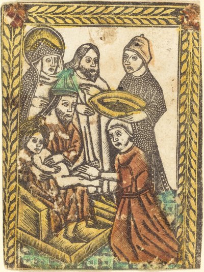 La Circoncision - Workshop of Master of the Borders with