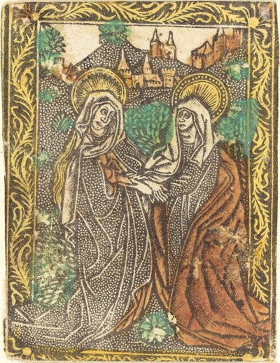 La Visitation - Workshop of Master of the Borders with