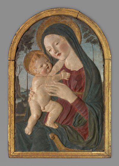 Madone et enfant - Workshop of Neroccio de