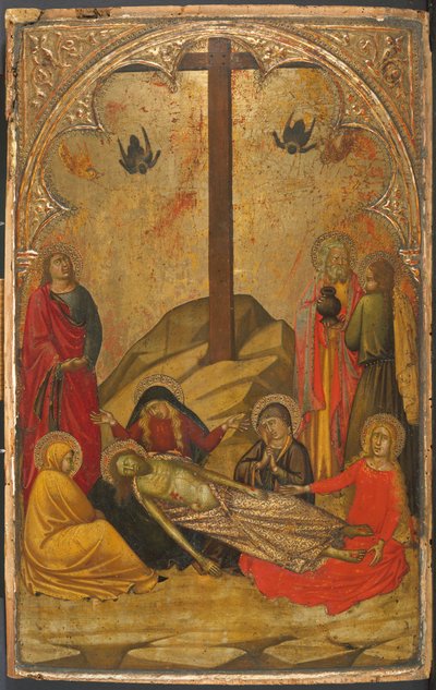 La Lamentation sur le Christ mort, 1370-88 - Workshop of Niccolò di Buonaccorso