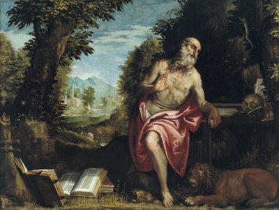 Saint Jérôme dans le désert - Workshop of Paolo Veronese
