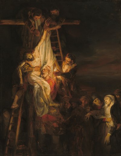 La descente de croix - Workshop of Rembrandt