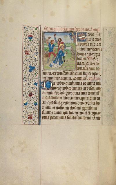 La lapidation de Saint Étienne - Workshop of Willem Vrelant