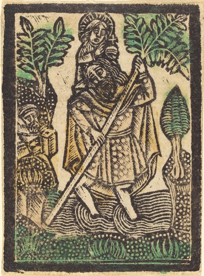 Saint Christophe - Workshop of the Master of the