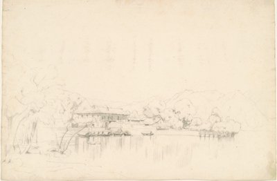 Maisons sur le lac - Worthington Whittredge