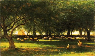 Midi dans le verger - Worthington Whittredge