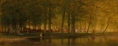 La réunion de camp - Worthington Whittredge